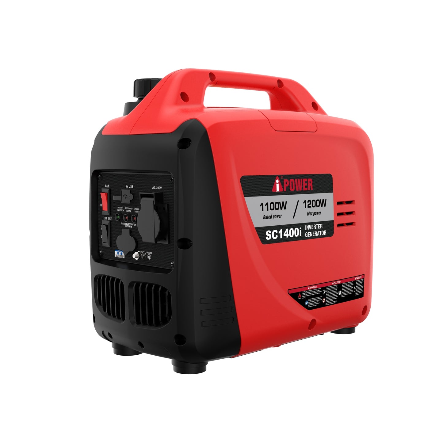 1.1кВт інверторний бензиновий генератор A-iPower SC1400i-BG
