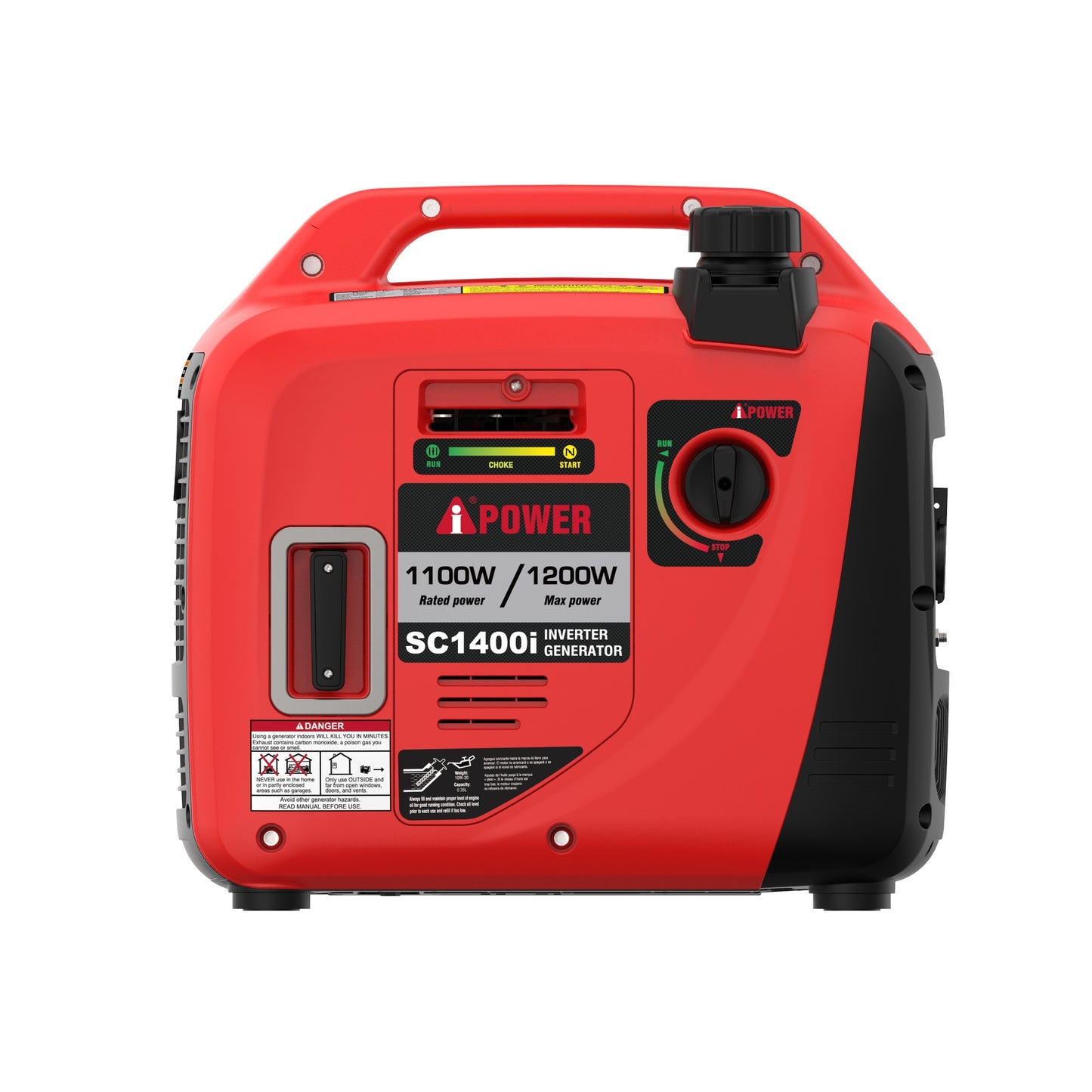 1.1кВт інверторний бензиновий генератор A-iPower SC1400i-BG