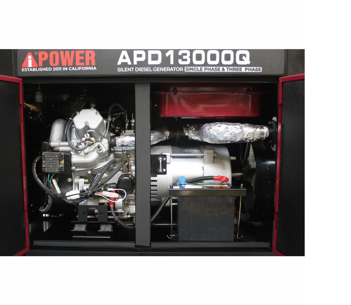 10 кВт дизельний трьохфазний генератор A-iPower APD13000Q