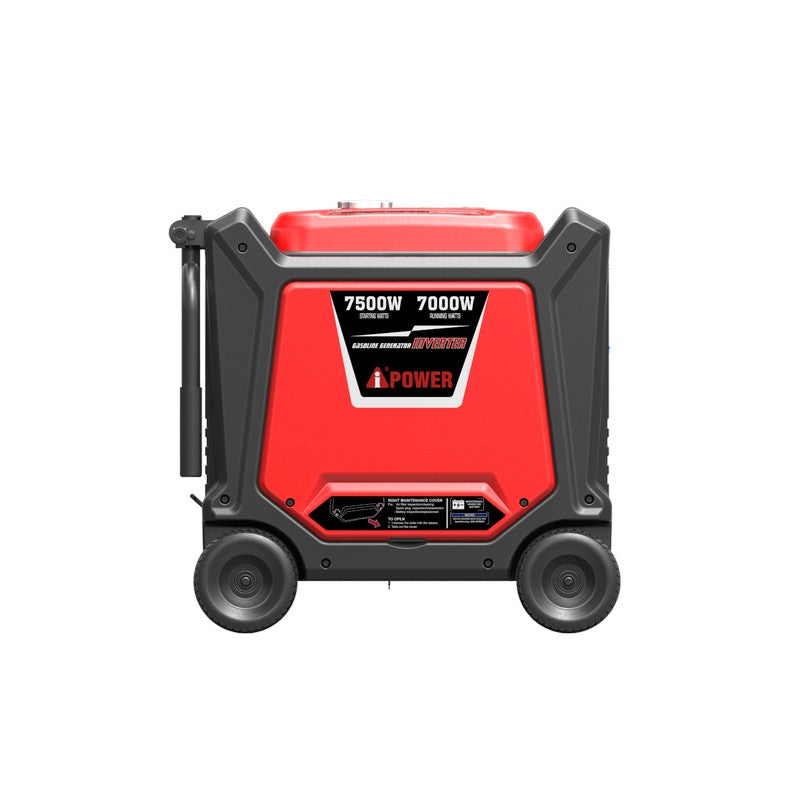 7кВт Інверторний бензиновий генератор A-iPower SC8000i на колесах