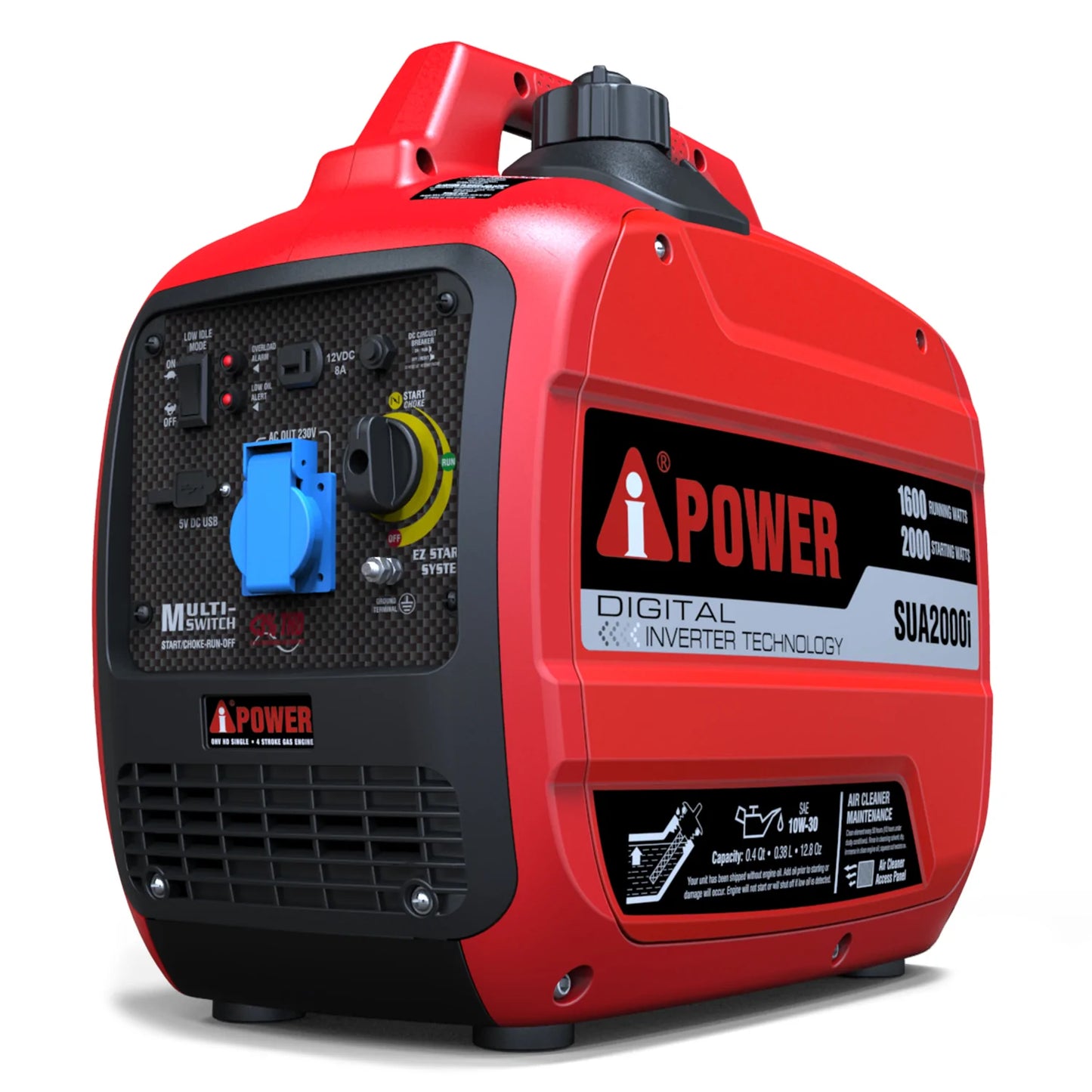 2кВт Інверторний компактний бензиновий генератор A-iPower SUA-2000i